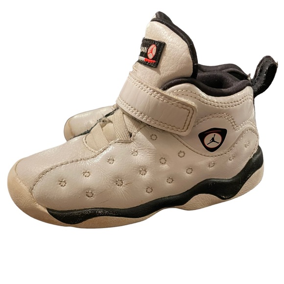 Jordan Other - NIKE AIR JORDAN XII/13 RETRO USED TODDLER 9 C RED/WHITE/GREY SNEAKERS 414581-126
